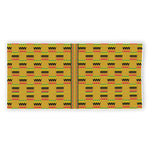 Yellow Kente Pattern Print Beach Towel