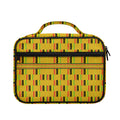 Yellow Kente Pattern Print Briefcase Bible Bag