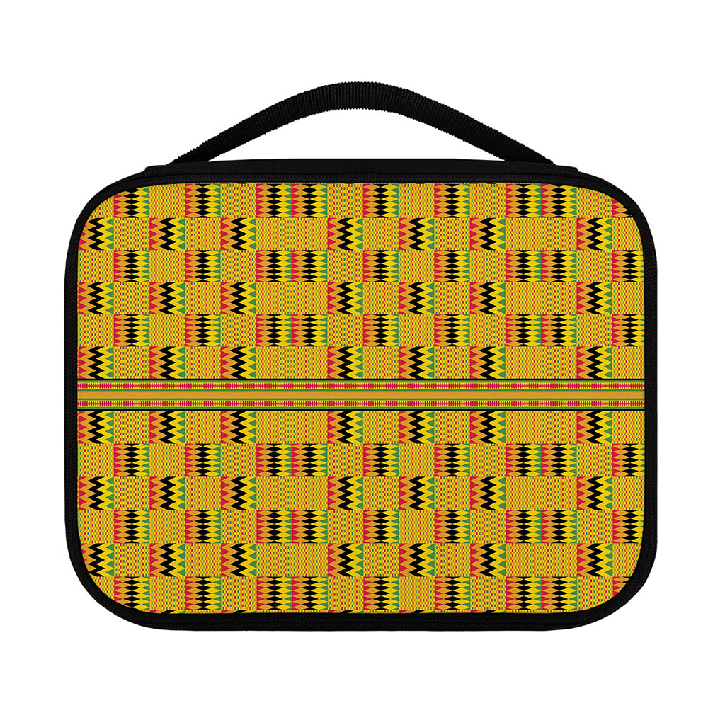 Yellow Kente Pattern Print Classic Bible Case