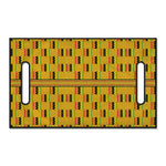 Yellow Kente Pattern Print Golf Cart Seat Cover