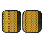 Yellow Kente Pattern Print Handle Covers