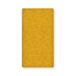 Yellow Knitted Pattern Print Baby Crib Sheet