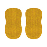 Yellow Knitted Pattern Print Bar Stool Covers