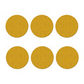 Yellow Knitted Pattern Print Coaster Set