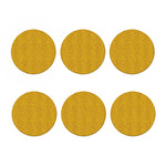 Yellow Knitted Pattern Print Coaster Set