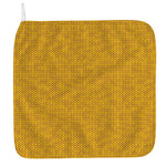 Yellow Knitted Pattern Print Hand Towel