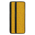 Yellow Knitted Pattern Print Refrigerator Handle Covers