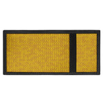 Yellow Knitted Pattern Print Trifold Wallet