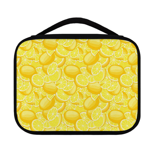 Yellow Lemon Pattern Print Classic Bible Case