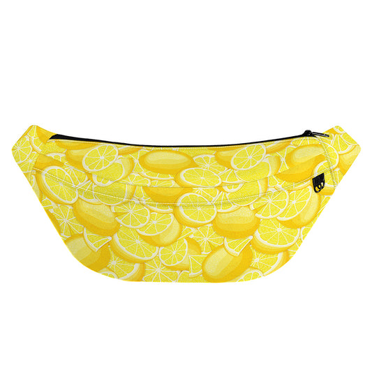 Yellow Lemon Pattern Print Fanny Pack