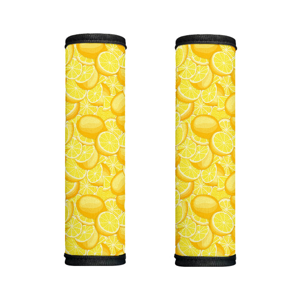 Yellow Lemon Pattern Print Handle Covers