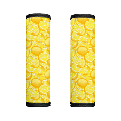 Yellow Lemon Pattern Print Handle Covers