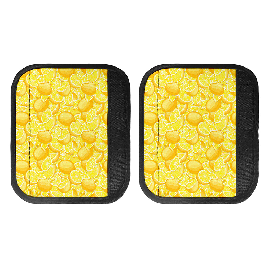 Yellow Lemon Pattern Print Handle Covers