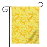 Yellow Lemon Pattern Print House Flag
