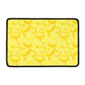Yellow Lemon Pattern Print Kitchen Mat