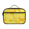 Yellow Lemon Pattern Print Portable Lunch Bag