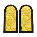 Yellow Lemon Pattern Print Skillet Handle Cover