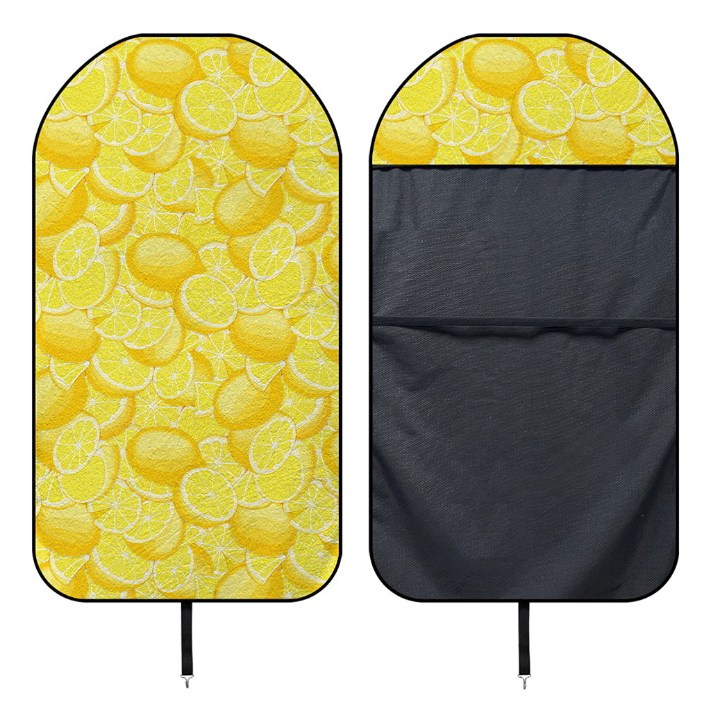 Yellow Lemon Pattern Print Waterproof Car Seat Cover