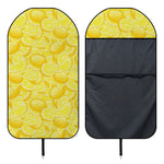 Yellow Lemon Pattern Print Waterproof Car Seat Cover