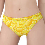 Yellow Lemon Pattern Print Women's Panties