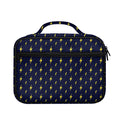 Yellow Lightning Bolts Pattern Print Briefcase Bible Bag