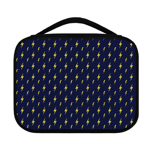 Yellow Lightning Bolts Pattern Print Classic Bible Case