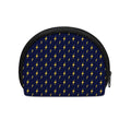 Yellow Lightning Bolts Pattern Print Coin Purse