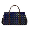 Yellow Lightning Bolts Pattern Print Duffel Bag