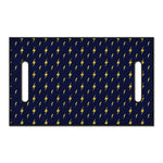 Yellow Lightning Bolts Pattern Print Golf Cart Seat Cover