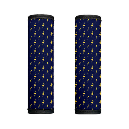 Yellow Lightning Bolts Pattern Print Handle Covers
