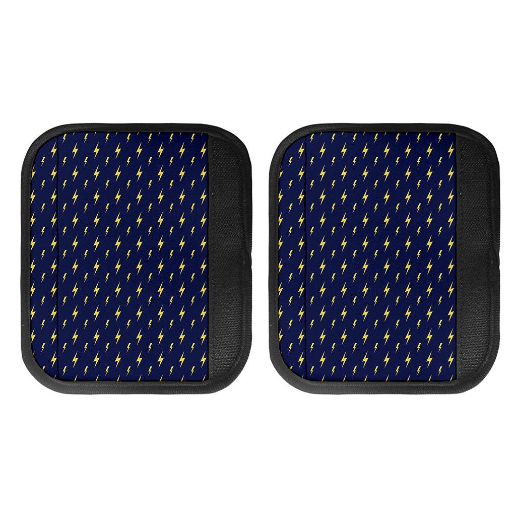 Yellow Lightning Bolts Pattern Print Handle Covers