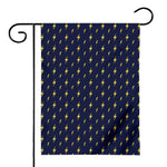 Yellow Lightning Bolts Pattern Print House Flag