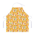 Yellow Llama Pattern Print Adjustable Apron