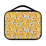 Yellow Llama Pattern Print Classic Bible Case