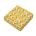 Yellow Llama Pattern Print Outdoor Seat Cushion Cover