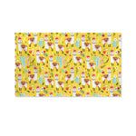 Yellow Llama Pattern Print Polyester Flag