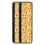 Yellow Llama Pattern Print Refrigerator Handle Covers