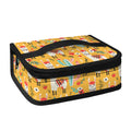 Yellow Llama Pattern Print Small Lunch Bag
