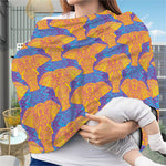 Yellow Mandala Elephant Pattern Print Baby Seat Cover