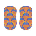 Yellow Mandala Elephant Pattern Print Bar Stool Covers