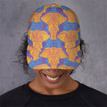 Yellow Mandala Elephant Pattern Print Baseball Cap