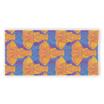 Yellow Mandala Elephant Pattern Print Beach Towel