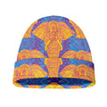 Yellow Mandala Elephant Pattern Print Beanie