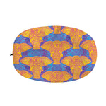 Yellow Mandala Elephant Pattern Print Car Side Mirror Covers