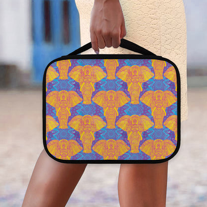 Yellow Mandala Elephant Pattern Print Classic Bible Case
