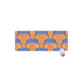 Yellow Mandala Elephant Pattern Print Extended Mouse Pad
