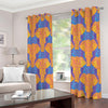 Yellow Mandala Elephant Pattern Print Extra Wide Grommet Curtains