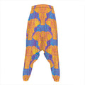 Yellow Mandala Elephant Pattern Print Hammer Pants
