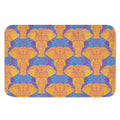 Yellow Mandala Elephant Pattern Print Indoor Door Mat