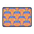 Yellow Mandala Elephant Pattern Print Kitchen Mat